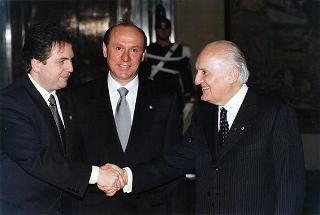 Visita di Stato in Italia dei Capitani Reggenti della Repubblica di San Marino Luigi Mazza e Marino Zanotti