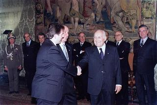 Visita di Stato in Italia dei Capitani Reggenti della Repubblica di San Marino Luigi Mazza e Marino Zanotti