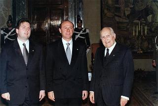 Visita di Stato in Italia dei Capitani Reggenti della Repubblica di San Marino Luigi Mazza e Marino Zanotti