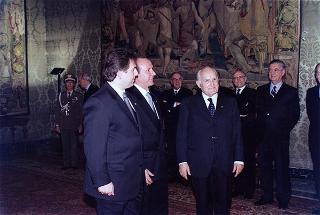 Visita di Stato in Italia dei Capitani Reggenti della Repubblica di San Marino Luigi Mazza e Marino Zanotti
