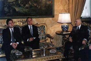 Visita di Stato in Italia dei Capitani Reggenti della Repubblica di San Marino Luigi Mazza e Marino Zanotti