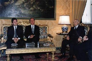 Visita di Stato in Italia dei Capitani Reggenti della Repubblica di San Marino Luigi Mazza e Marino Zanotti