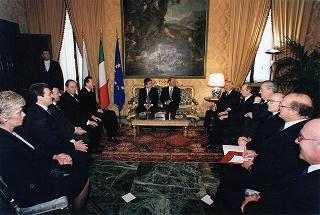 Visita di Stato in Italia dei Capitani Reggenti della Repubblica di San Marino Luigi Mazza e Marino Zanotti