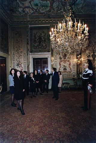 Visita di Stato in Italia dei Capitani Reggenti della Repubblica di San Marino Luigi Mazza e Marino Zanotti