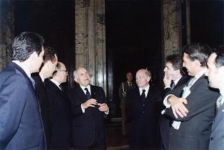 Visita di Stato in Italia dei Capitani Reggenti della Repubblica di San Marino Luigi Mazza e Marino Zanotti