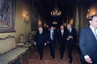 Visita di Stato in Italia dei Capitani Reggenti della Repubblica di San Marino Luigi Mazza e Marino Zanotti