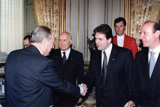 Visita di Stato in Italia dei Capitani Reggenti della Repubblica di San Marino Luigi Mazza e Marino Zanotti