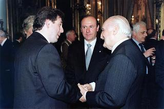 Visita di Stato in Italia dei Capitani Reggenti della Repubblica di San Marino Luigi Mazza e Marino Zanotti