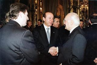 Visita di Stato in Italia dei Capitani Reggenti della Repubblica di San Marino Luigi Mazza e Marino Zanotti