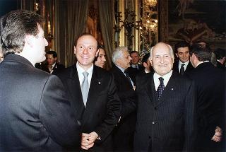 Visita di Stato in Italia dei Capitani Reggenti della Repubblica di San Marino Luigi Mazza e Marino Zanotti