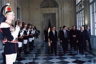 Visita di Stato in Italia dei Capitani Reggenti della Repubblica di San Marino Luigi Mazza e Marino Zanotti