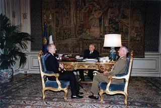 Ammiraglio di squadra Angelo Mariani, Capo di Stato Maggiore della Marina Militare visita di congedo