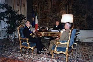 Ammiraglio di squadra Angelo Mariani, Capo di Stato Maggiore della Marina Militare visita di congedo