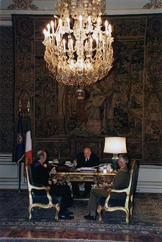 Ammiraglio di squadra Angelo Mariani, Capo di Stato Maggiore della Marina Militare visita di congedo