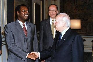 Incontro con il Presidente della Repubblica del Burundi Pierre Buyoya