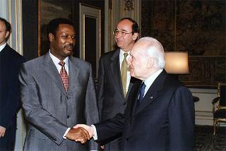 Incontro con il Presidente della Repubblica del Burundi Pierre Buyoya