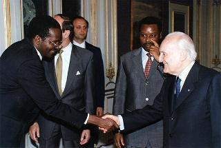 Incontro con il Presidente della Repubblica del Burundi Pierre Buyoya