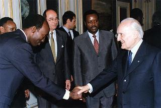 Incontro con il Presidente della Repubblica del Burundi Pierre Buyoya