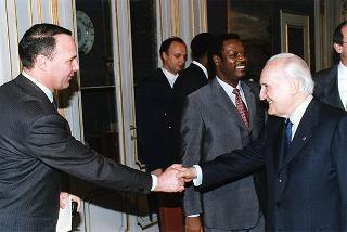 Incontro con il Presidente della Repubblica del Burundi Pierre Buyoya