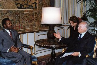 Incontro con il Presidente della Repubblica del Burundi Pierre Buyoya
