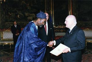 Andrè-Guy Ologoudou, nuovo ambasciatore del Benin: presentazione lettere credenziali