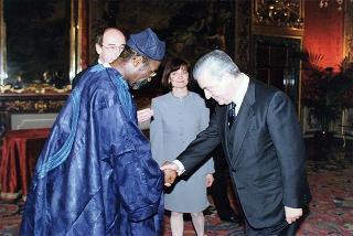 Andrè-Guy Ologoudou, nuovo ambasciatore del Benin: presentazione lettere credenziali