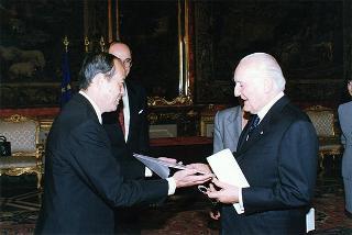 Somboon Sanglambut, nuovo ambasciatore del Regno di Thailandia: presentazione lettere credenziali