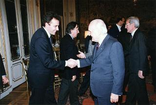 Avv. Enzo Bianco, presidente dell'Associazione nazionale Comuni italiani (ANCI), con una delegazione