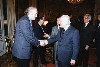 Avv. Enzo Bianco, presidente dell'Associazione nazionale Comuni italiani (ANCI), con una delegazione
