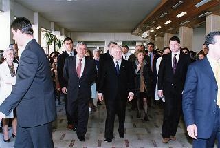 Roma, Policlinico "Agostino Gemelli": visita del Presidente della Repubblica