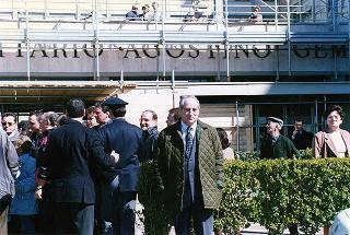 Roma, Policlinico "Agostino Gemelli": visita del Presidente della Repubblica