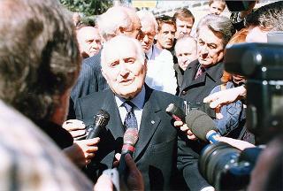 Roma, Policlinico "Agostino Gemelli": visita del Presidente della Repubblica