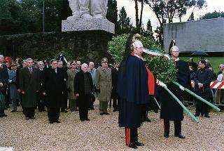 Roma: intervento del Presidente della Repubblica alla cerimonia commemorativa del 54° anniversario dell'eccidio delle Fosse Ardeatine