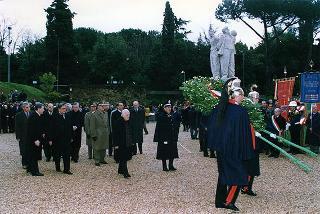 Roma: intervento del Presidente della Repubblica alla cerimonia commemorativa del 54° anniversario dell'eccidio delle Fosse Ardeatine