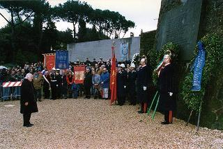 Roma: intervento del Presidente della Repubblica alla cerimonia commemorativa del 54° anniversario dell'eccidio delle Fosse Ardeatine