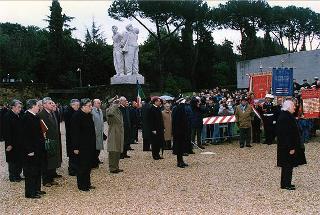 Roma: intervento del Presidente della Repubblica alla cerimonia commemorativa del 54° anniversario dell'eccidio delle Fosse Ardeatine