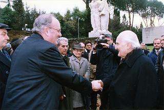Roma: intervento del Presidente della Repubblica alla cerimonia commemorativa del 54° anniversario dell'eccidio delle Fosse Ardeatine