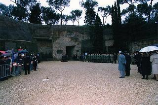 Roma: intervento del Presidente della Repubblica alla cerimonia commemorativa del 54° anniversario dell'eccidio delle Fosse Ardeatine