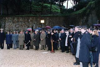 Roma: intervento del Presidente della Repubblica alla cerimonia commemorativa del 54° anniversario dell'eccidio delle Fosse Ardeatine