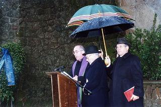 Roma: intervento del Presidente della Repubblica alla cerimonia commemorativa del 54° anniversario dell'eccidio delle Fosse Ardeatine