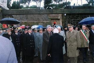 Roma: intervento del Presidente della Repubblica alla cerimonia commemorativa del 54° anniversario dell'eccidio delle Fosse Ardeatine