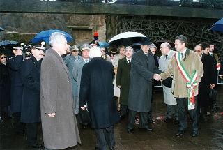 Roma: intervento del Presidente della Repubblica alla cerimonia commemorativa del 54° anniversario dell'eccidio delle Fosse Ardeatine