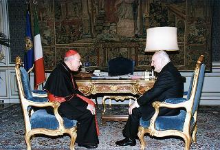 S. Em. Rev.ma il cardinale Francesco Colasuonno, Nunzio Apostolico in Italia
