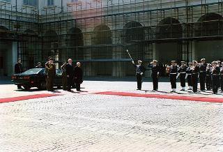 Visita ufficiale in Italia del Presidente della Repubblica di Estonia e della signora Meri