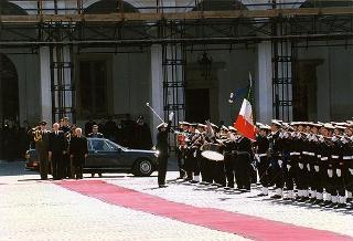 Visita ufficiale in Italia del Presidente della Repubblica di Estonia e della signora Meri