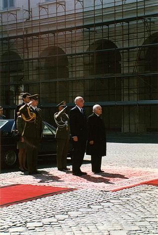 Visita ufficiale in Italia del Presidente della Repubblica di Estonia e della signora Meri