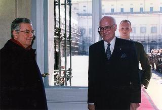 Visita ufficiale in Italia del Presidente della Repubblica di Estonia e della signora Meri