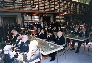 Roma, Palazzo San Mancuto: intervento del Presidente della Repubblica alla commemorazione dell'on. Gerardo Chiaromonte, nel 5° anniversario della scomparsa