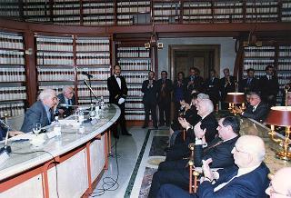 Roma, Palazzo San Mancuto: intervento del Presidente della Repubblica alla commemorazione dell'on. Gerardo Chiaromonte, nel 5° anniversario della scomparsa
