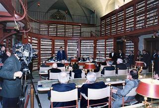 Roma, Palazzo San Mancuto: intervento del Presidente della Repubblica alla commemorazione dell'on. Gerardo Chiaromonte, nel 5° anniversario della scomparsa
